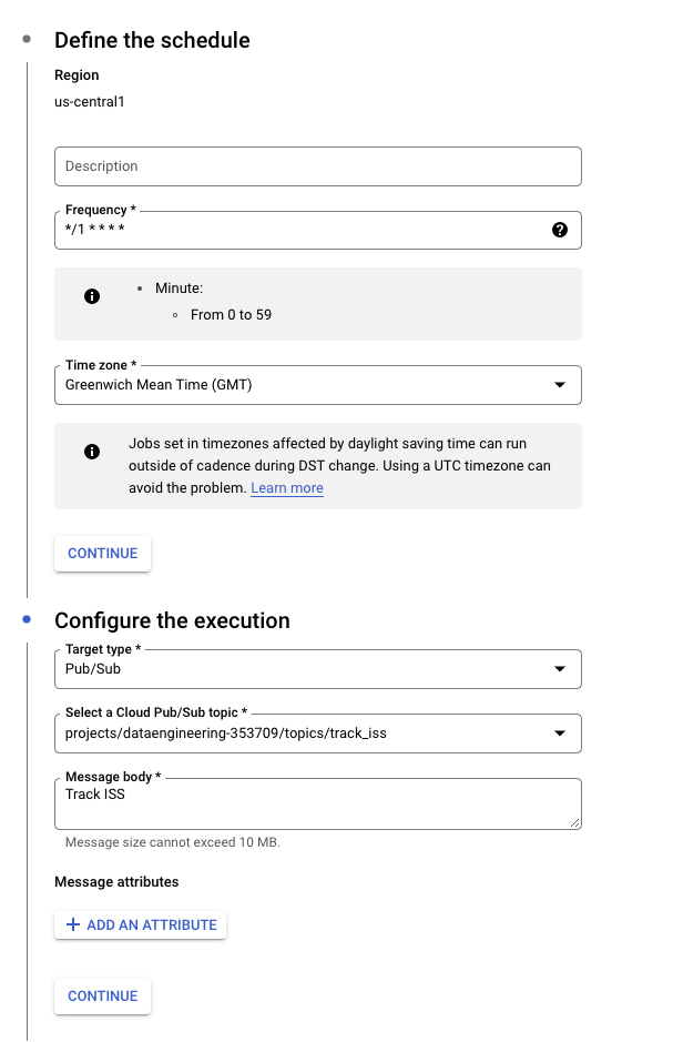 data engineering project idea iss tracker python google cloud scheduler cloud function